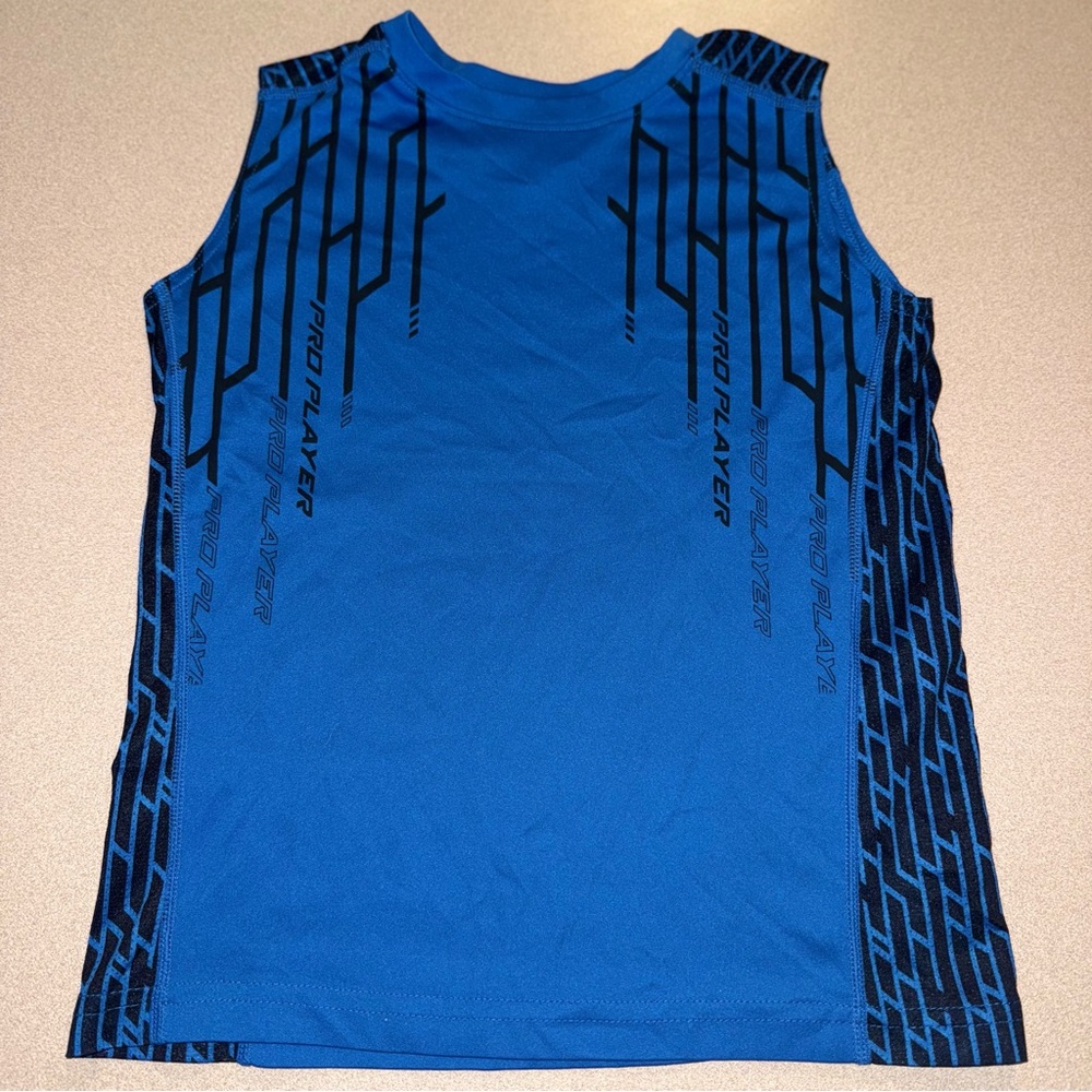 Pro Player boys size 5/6 tank blue